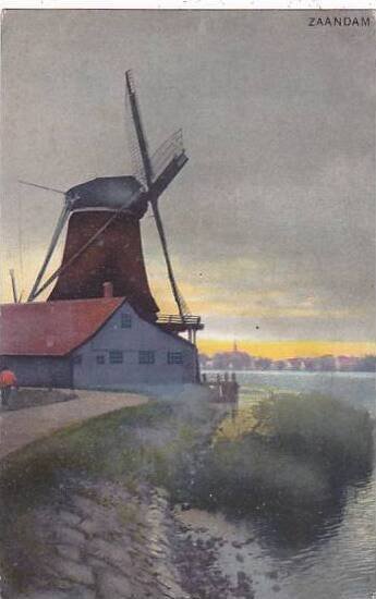 Old Windmill Zaandam Netherlands