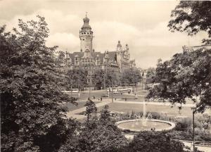 BG33969 leipzig neues rathaus   real photo  germany