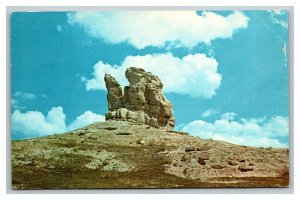 Vintage 1970 Postcard Teapot Rock Formation Teapot Dome Oil Fields Wyoming