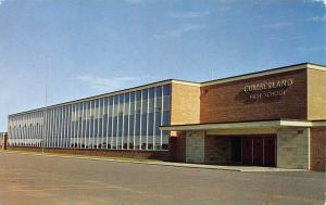 Cumberland, Wisconsin, High School, Postcard, Unused