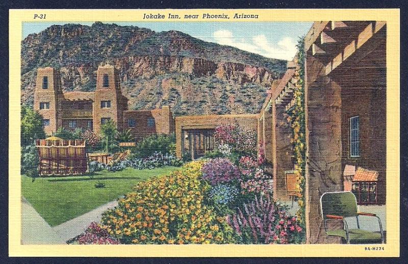 Jokake Inn Phoenix AZ unused c1939