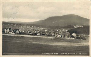 Germany Braunlage im Harz Total mit Blick auf den Wurmberg Vintage RPPC 07.49