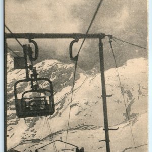 c1910s WWI Italy Tofane Mountain Cableway Postcard Photo Ellotipia E Calzone A10