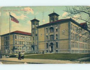 Divided-Back HIGH SCHOOL Rochester New York NY k0736