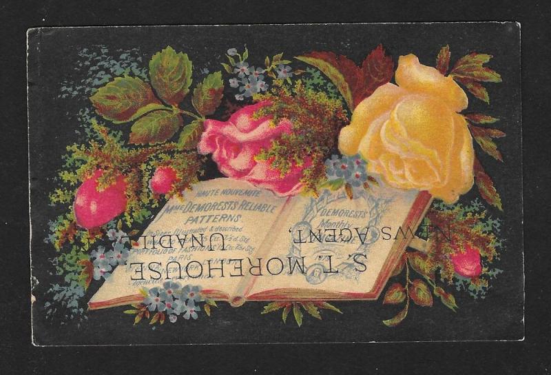 VICTORIAN TRADE CARD Demorest's Magazine