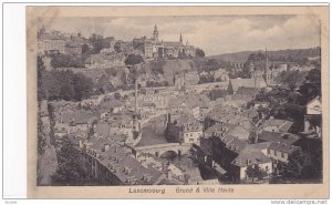 General View, Grund & Ville Haute, Luxembourg, 1910-1920s