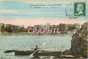 Old Postcard Dinard The Beach