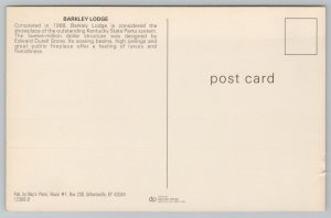 Kentucky~Aerial View Of Barkley Lodge Built 1968~KY State Park~Vintage Postcard 