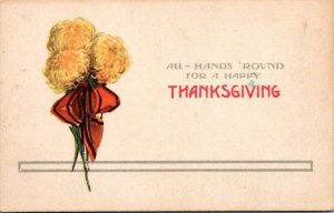 Thanksgiving With Beautiful Flowers