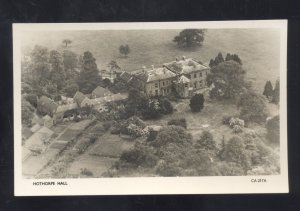 RPPC LEEDS ENGLAND NOTHORPE HALL AERIAL VIEW VINTAGE REAL PHOTO POSTCARD