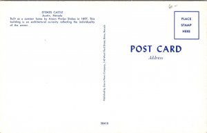 Postcard Stokes Castle in Austin, Nevada