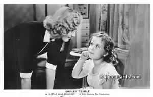 Actress Shirley Temple Little Miss Broadway Unused small paper chip bottom ed...