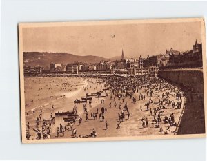 Postcard Gran Playa San Sebastian Spain