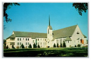 Vintage 1950's Postcard Redemptorist Fathers Monastery Bradford Vermont