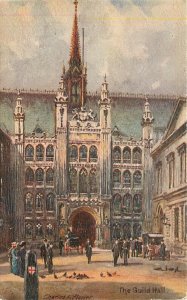 Postcard UK C-1910 Tuck London UK Guildhall paint Texture Oilette 23-5000