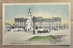 VINTAGE UNUSED POSTCARD - BUCKINGHAM PALACE BY JOSEPH PIKE, LONDON, ENGLAND