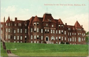 Halifax NS Nova Scotia Institution for Deaf and Dumb Postcard E90