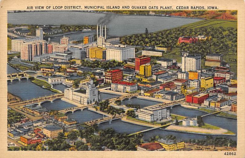 Municipal Island Quaker Oats Plant Cedar Rapids, Iowa  