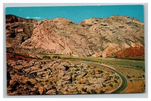 Vintage 1960's Postcard Split Mountain Dinosaur National Monument Jenson Utah