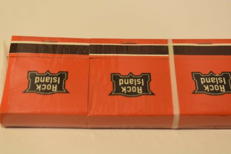 6 Rock Island Railroad Matchbooks