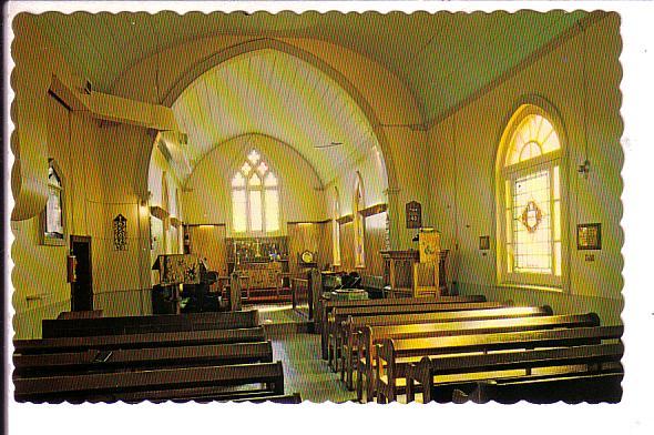 Anglican Church, Interior, St Thomas, Ontario, Land of the Polar Bear Express