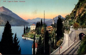 Italy Lago di Como Varenna Panorama