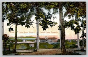 Panama Tivoli Hotel From Ancon Canal Zone Postcard B46