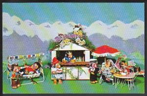 The Kinder Bears Lawn Party Postcard 5100