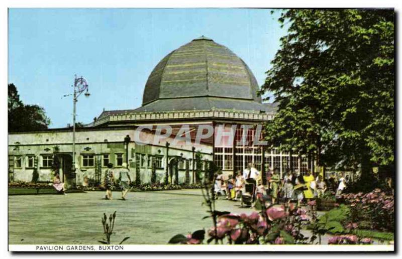 Postcard Old Pavilion Gardens, Buxton