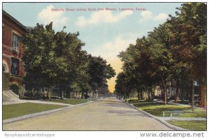 Kansas Lawrence Kentucky Street Looking North From Warren