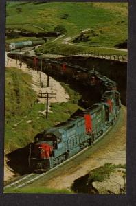 CA Southern Pacific Railroad Train Tehachaples Pass Caliente California Postcard