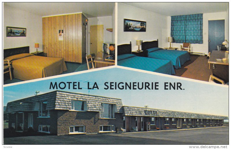 3-Views, Motel La Seigneure Enr. St. Jean Port-Joli, Province of Quebec, Cana...