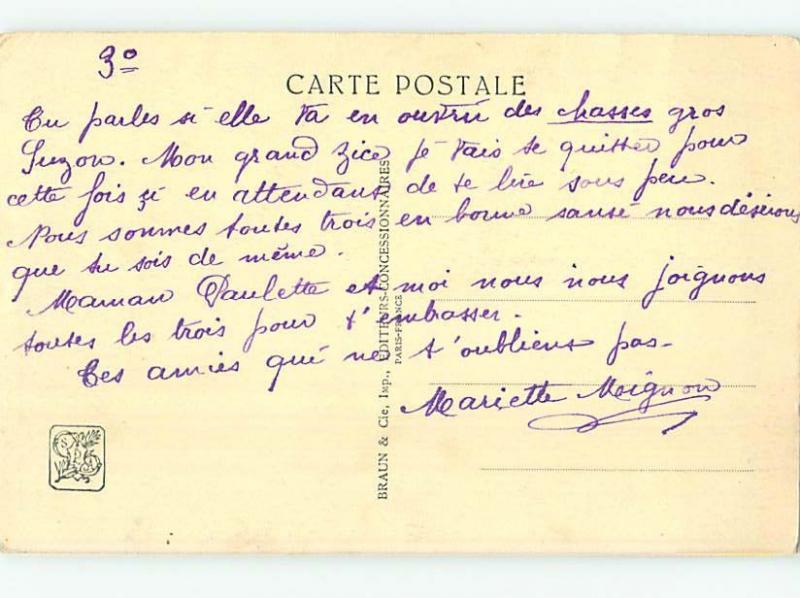 1931 postcard INDOCHINA EXHIBIT AT EXPO Paris France hn6337