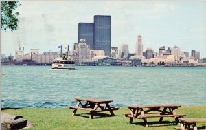 Toronto ON Ferry Boat Speed Delivery Apartment Numbers Cancel Postcard E79