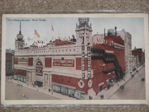 Hippodrome, Circus Features, New York City,  unused vintage card