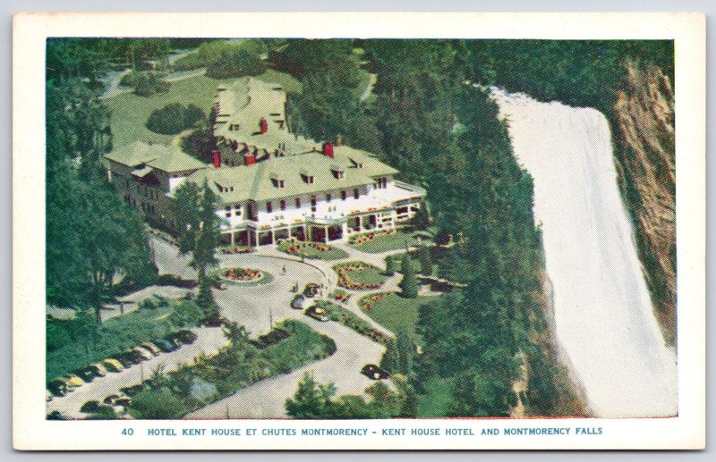 Hotel Kent House Et Chutes Montmorency Grounds Tourist Vacation Spot Postcard