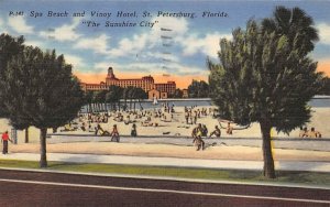 Spa Beach and Vinoy Hotel St Petersburg, Florida