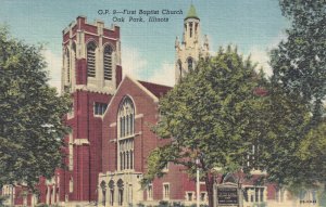 OAK PARK, Illinois, 1930-1940s; First Baptist Church