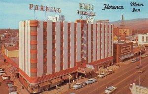 FLORENCE HOTEL Missoula, Montana Vintage Postcard ca 1960s