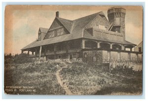 c1905s 8th Regiment Building Peaks ID Portland Maine ME Antique Postcard