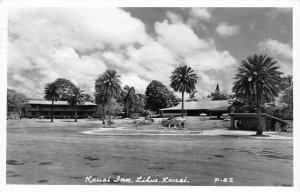 RPPC KAUAI INN Lihue, Kauai, Hawaii Swimming Pool Vintage 1951 Postcard