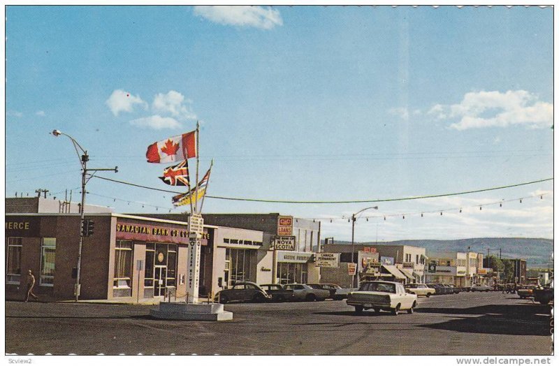 Street View , DAWSON CREEK , B.C. , Canada , 1950-60s #2