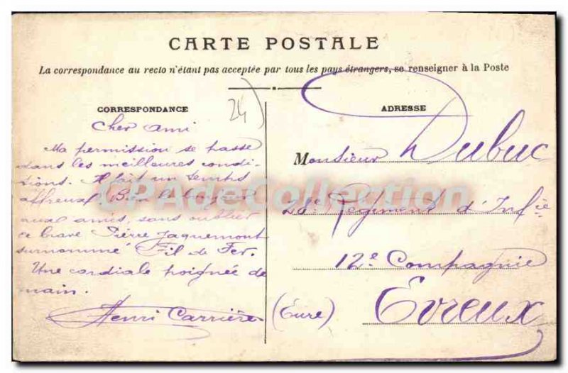 Postcard Old Bergerac