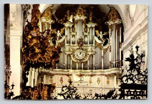 Amorbach Abbey Church Organ Postcard - Baroque Architecture Germany
