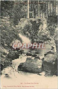 Old Postcard The jump of tanks