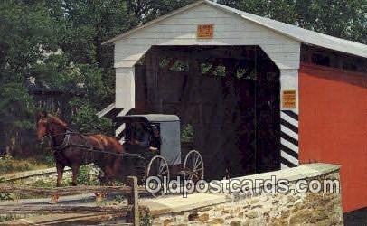 Dutch Country, PA USA Covered Bridge 1972 