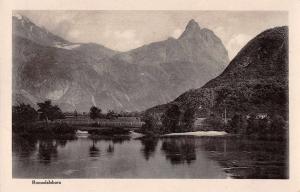 Romsdalen Norway Romsdalshorn Scenic View Antique Postcard J63085