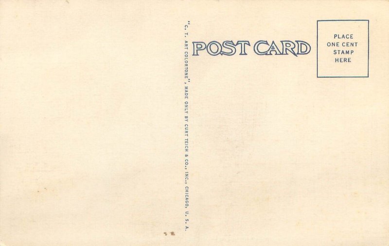 1933 Chicago World's Fair Richman Brothers Factory & Store Postcard