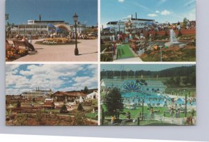 Magic Mountain Water Park, Moncton, New Brunswick, Multiview Postcard, 4 Views