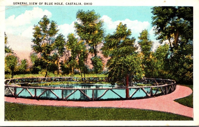 Ohio Castalia General View Of Blue Hole